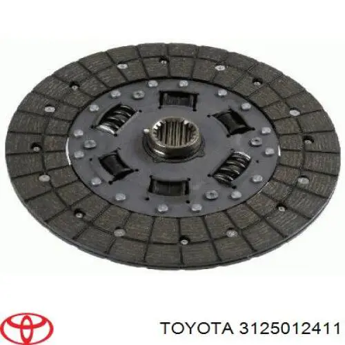 Диск сцепления Toyota Avensis Verso минивэн (LCM) (2001 - 2009) цена, от 35.62 USD
