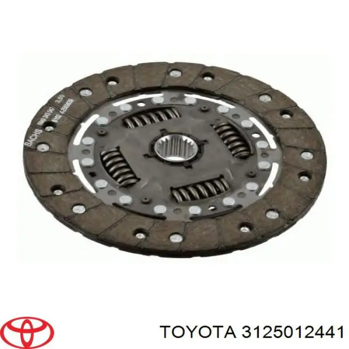 Диск сцепления 3125012441 Toyota