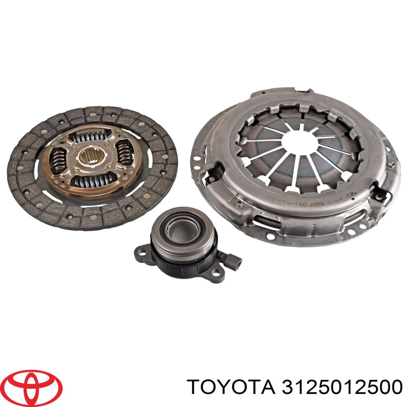 3125012500 Toyota диск сцепления