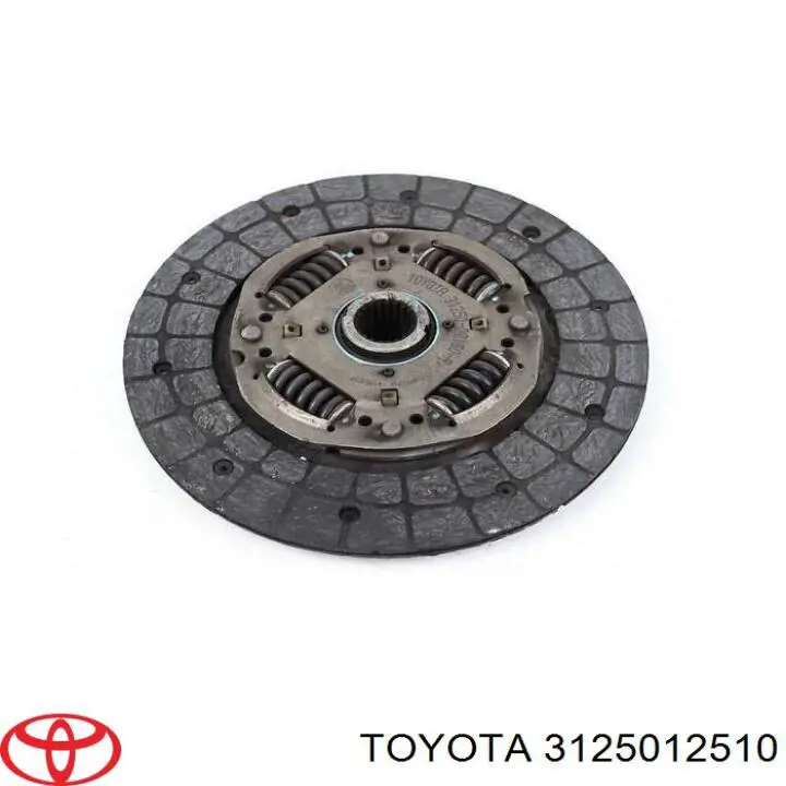 3125012510 Toyota диск сцепления