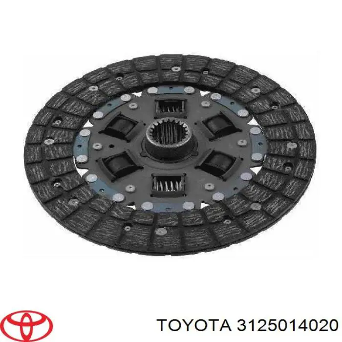 Диск сцепления 3125014020 Toyota