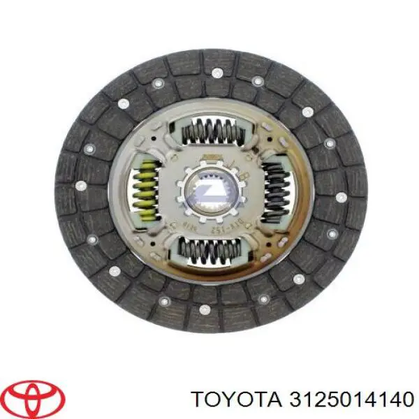 Диск сцепления 3125014140 Toyota