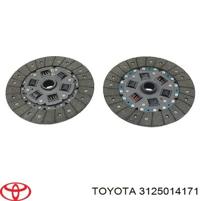 Диск сцепления 3125014171 Toyota