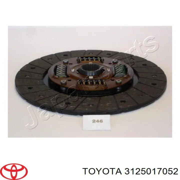 3125017052 Toyota диск сцепления