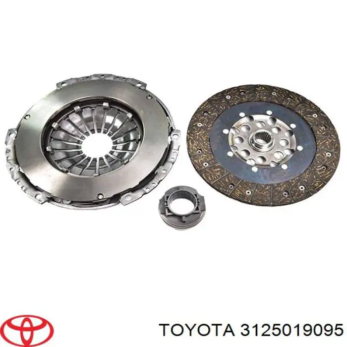 3125019095 Toyota kit de embraiagem (3 peças)