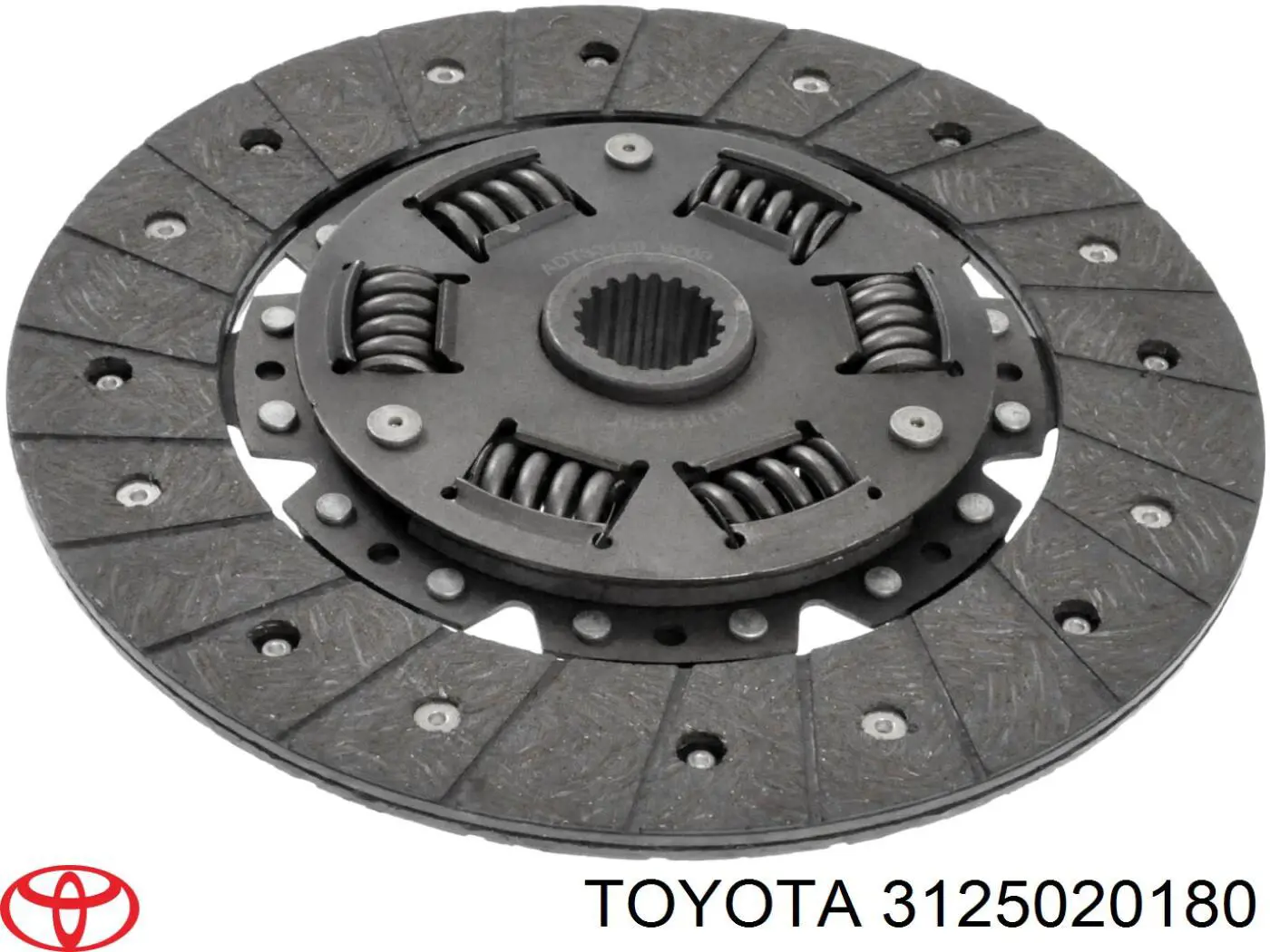 Disco de embrague 3125020180 Toyota