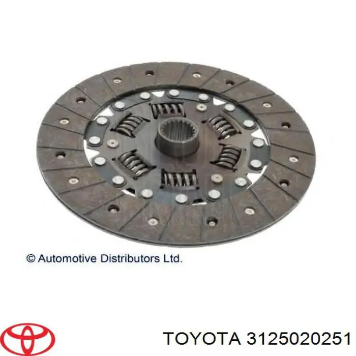 3125020251 Toyota диск сцепления