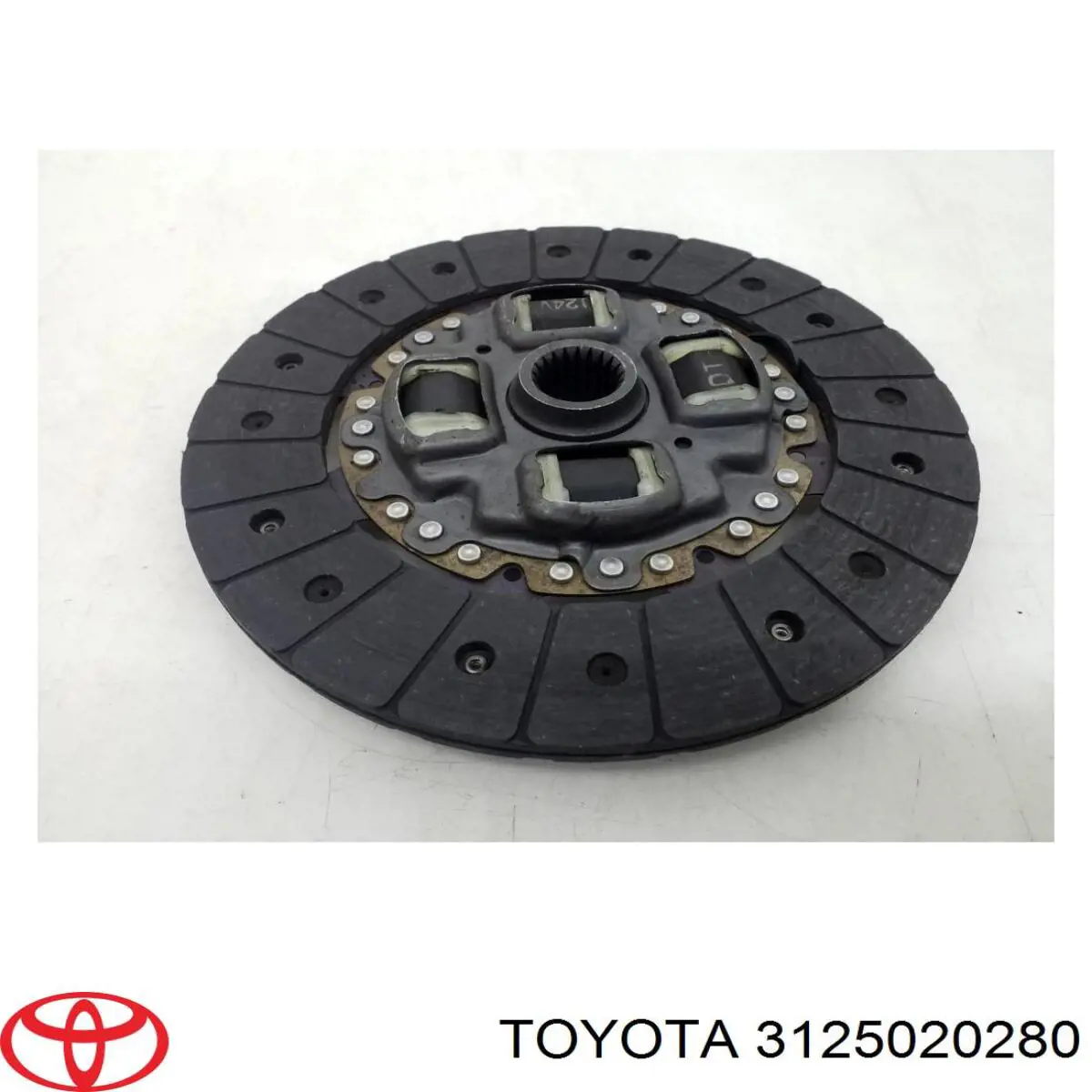 Disco de embrague 3125020280 Toyota