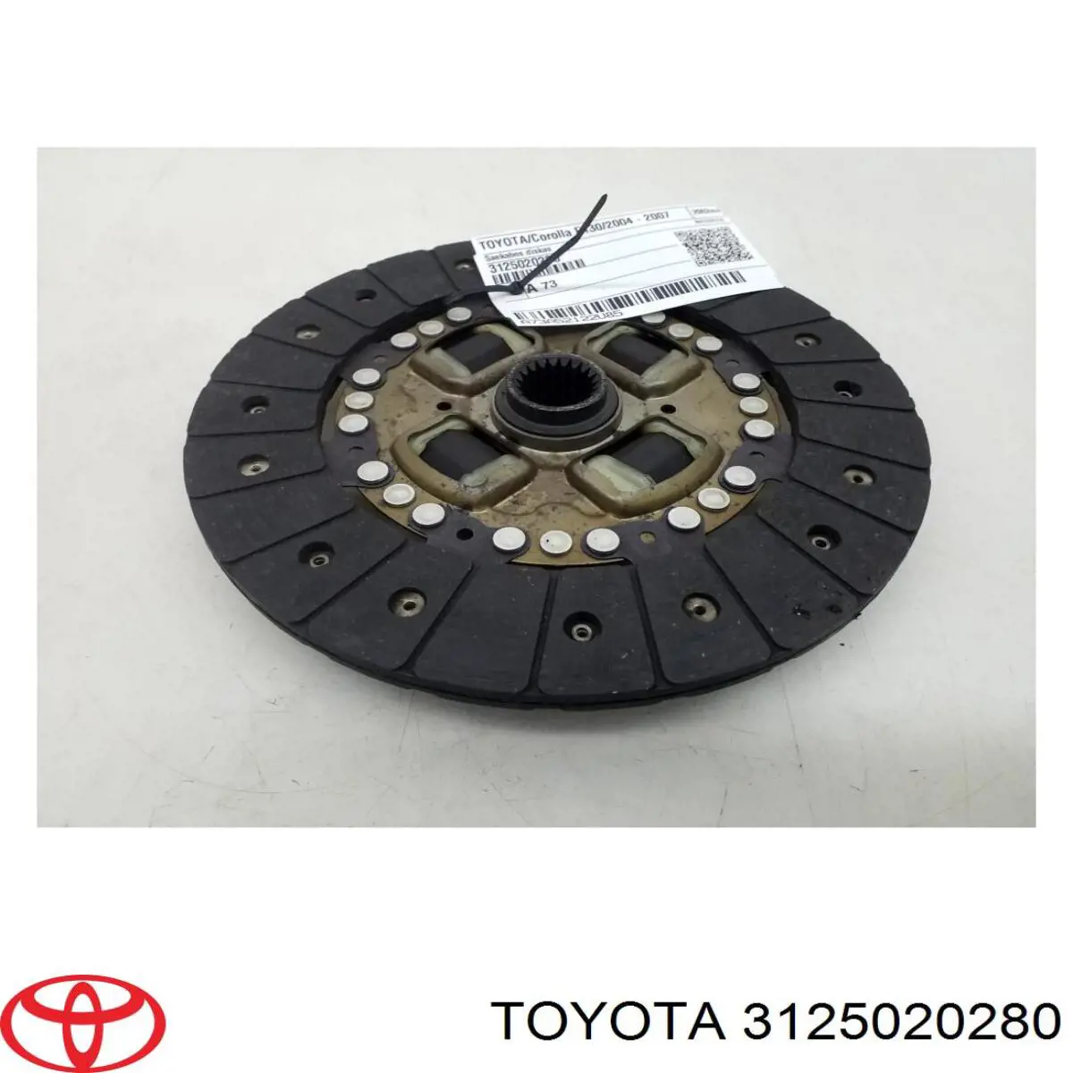 Disco de embraiagem 3125020280 Toyota