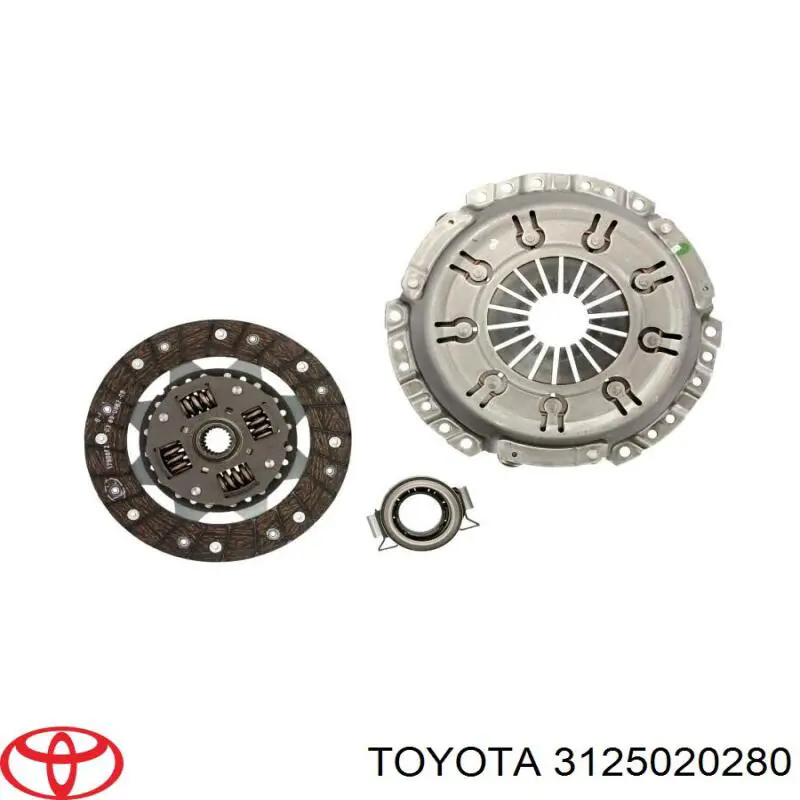Disco de embraiagem Toyota 3125020280 preço, a partir de 59,57 USD