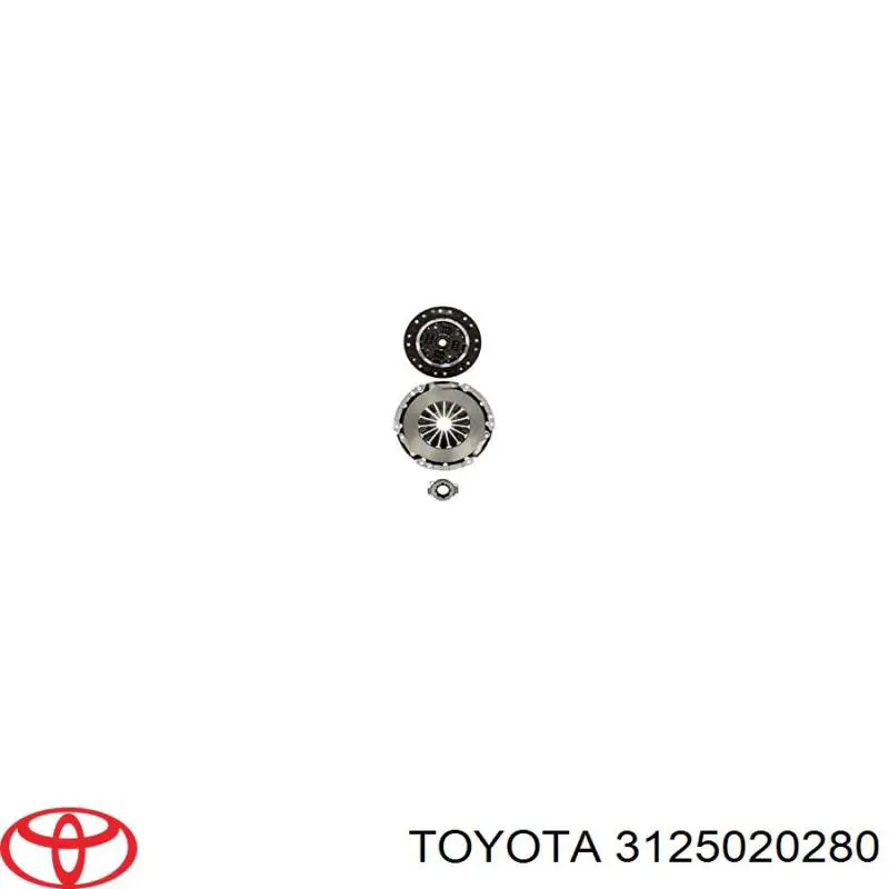 Disco de embraiagem Toyota 3125020280