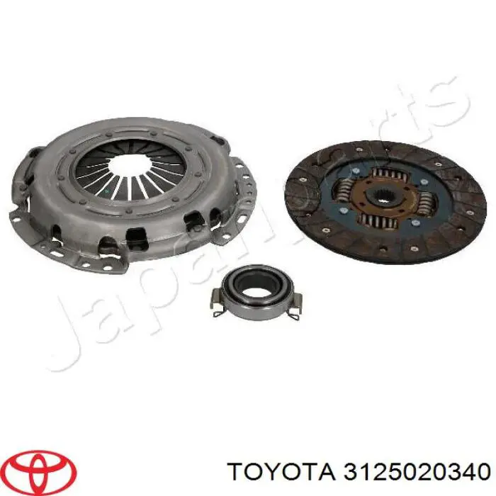 3125020340 Toyota disco de embraiagem