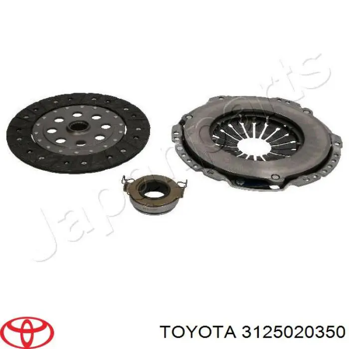 3125020350 Toyota диск сцепления