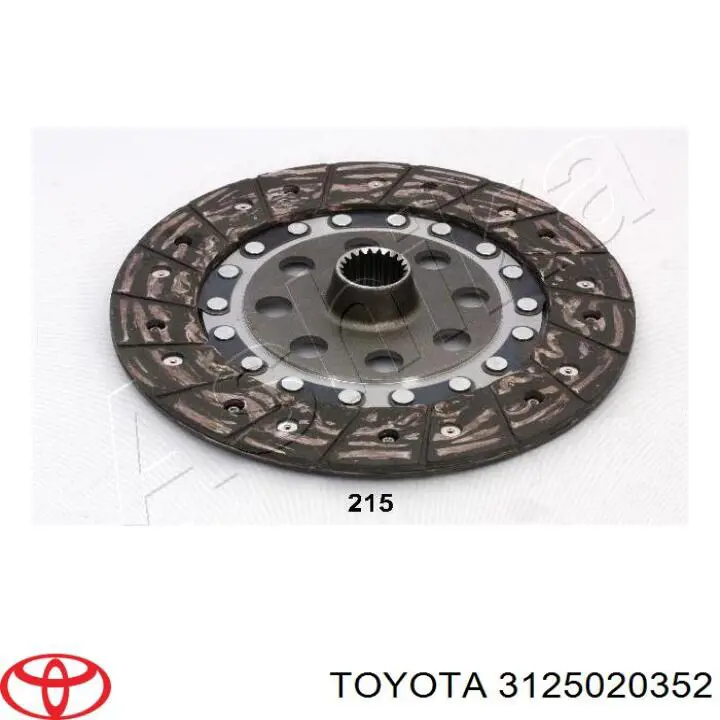 Диск сцепления Toyota 3125020352 цена, от 46.42 USD