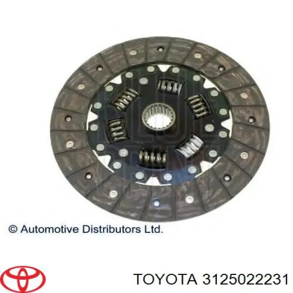 3125022231 Toyota диск сцепления