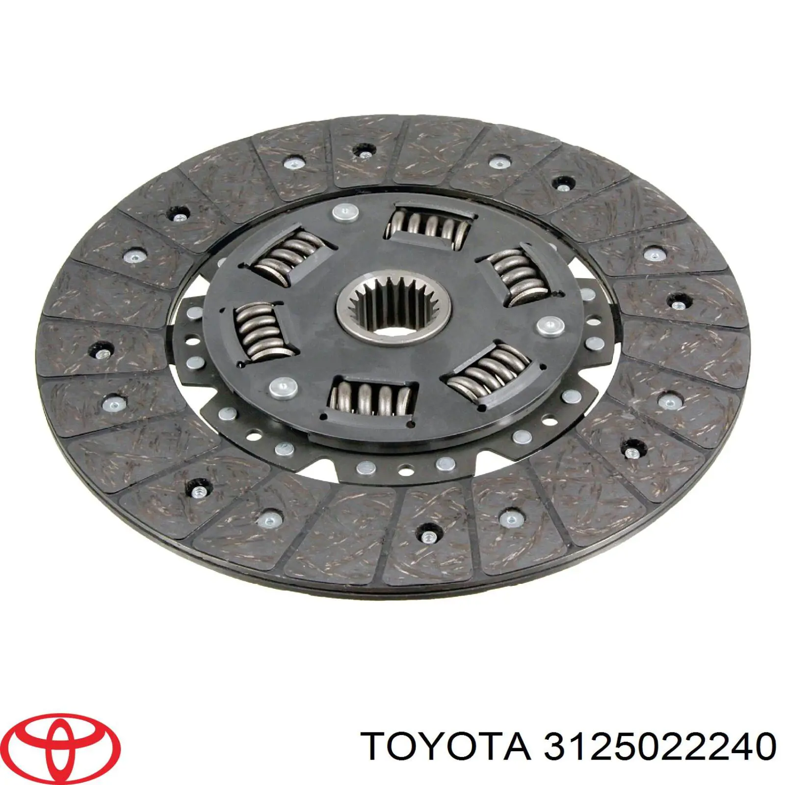 Диск сцепления 3125022240 Toyota