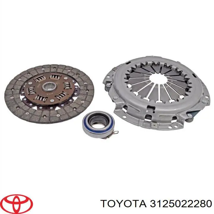 3125022280 Toyota диск сцепления