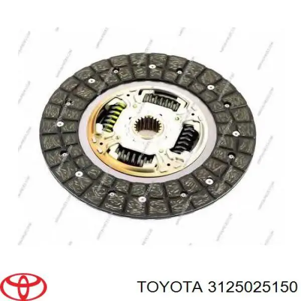 3125025150 Toyota диск сцепления
