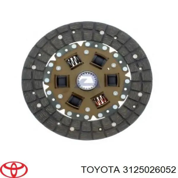 312502605284 Toyota диск сцепления
