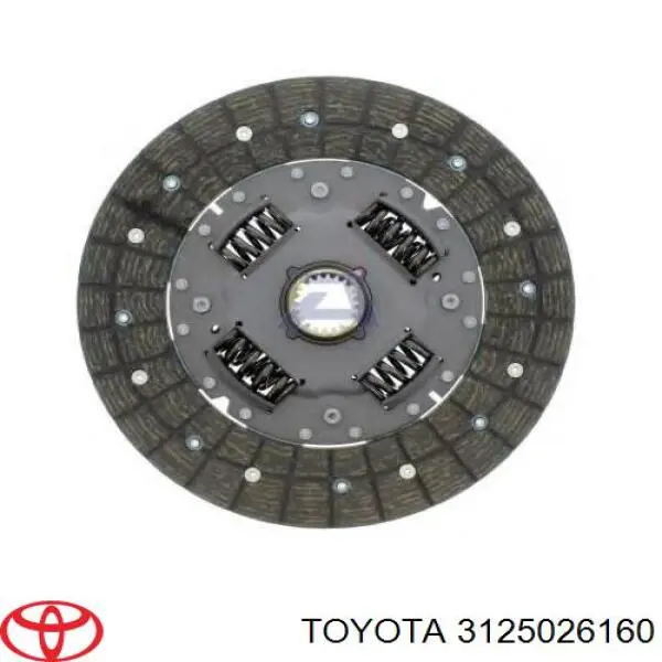 3125026160 Toyota диск сцепления
