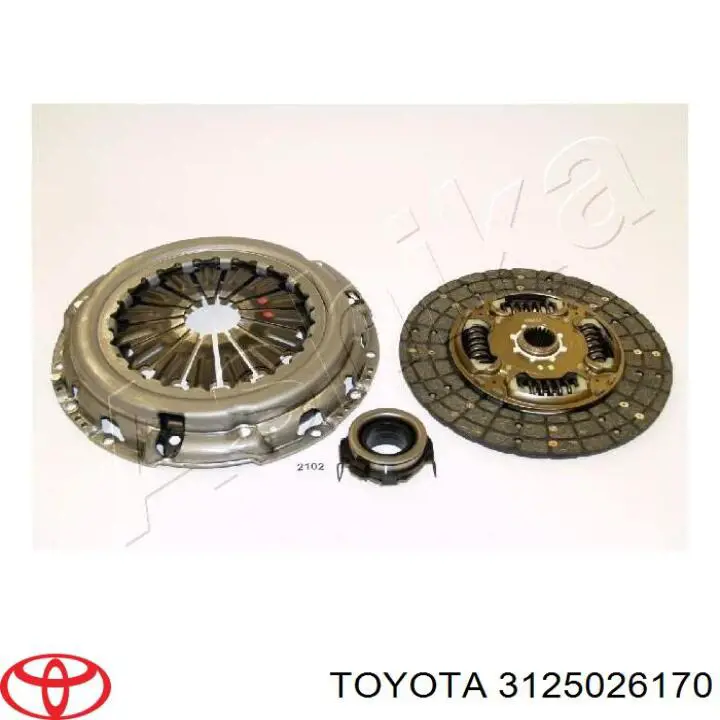3125036432 Toyota диск сцепления