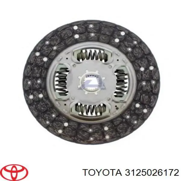 3125026172 Toyota диск сцепления
