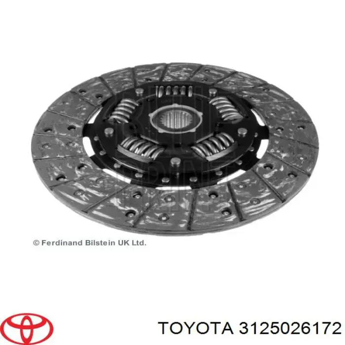 Диск сцепления Toyota 3125026172 цена, от 91.76 USD