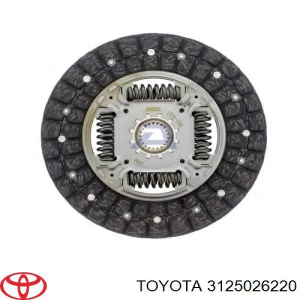 3125026221 Toyota диск сцепления