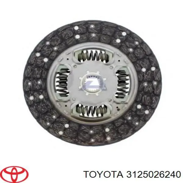 3125026240 Toyota диск сцепления