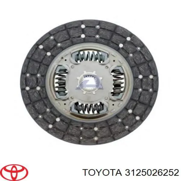 Диск сцепления 3125026252 Toyota