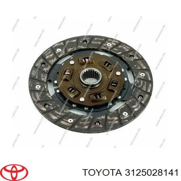 Диск сцепления 3125028141 Toyota