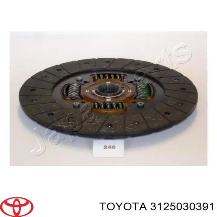 Диск сцепления 3125030391 Toyota