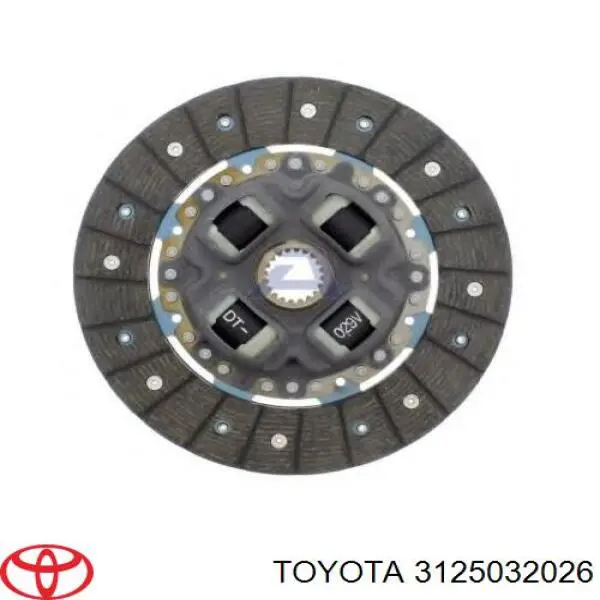 Диск сцепления 3125032026 Toyota