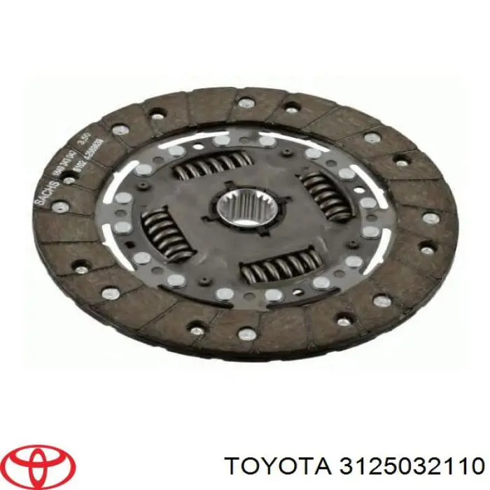 Диск сцепления 3125030064 Toyota