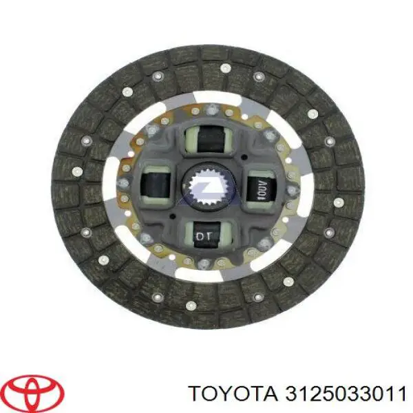 Disco de embrague 3125033011 Toyota