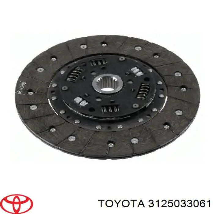 3125033061 Toyota диск сцепления