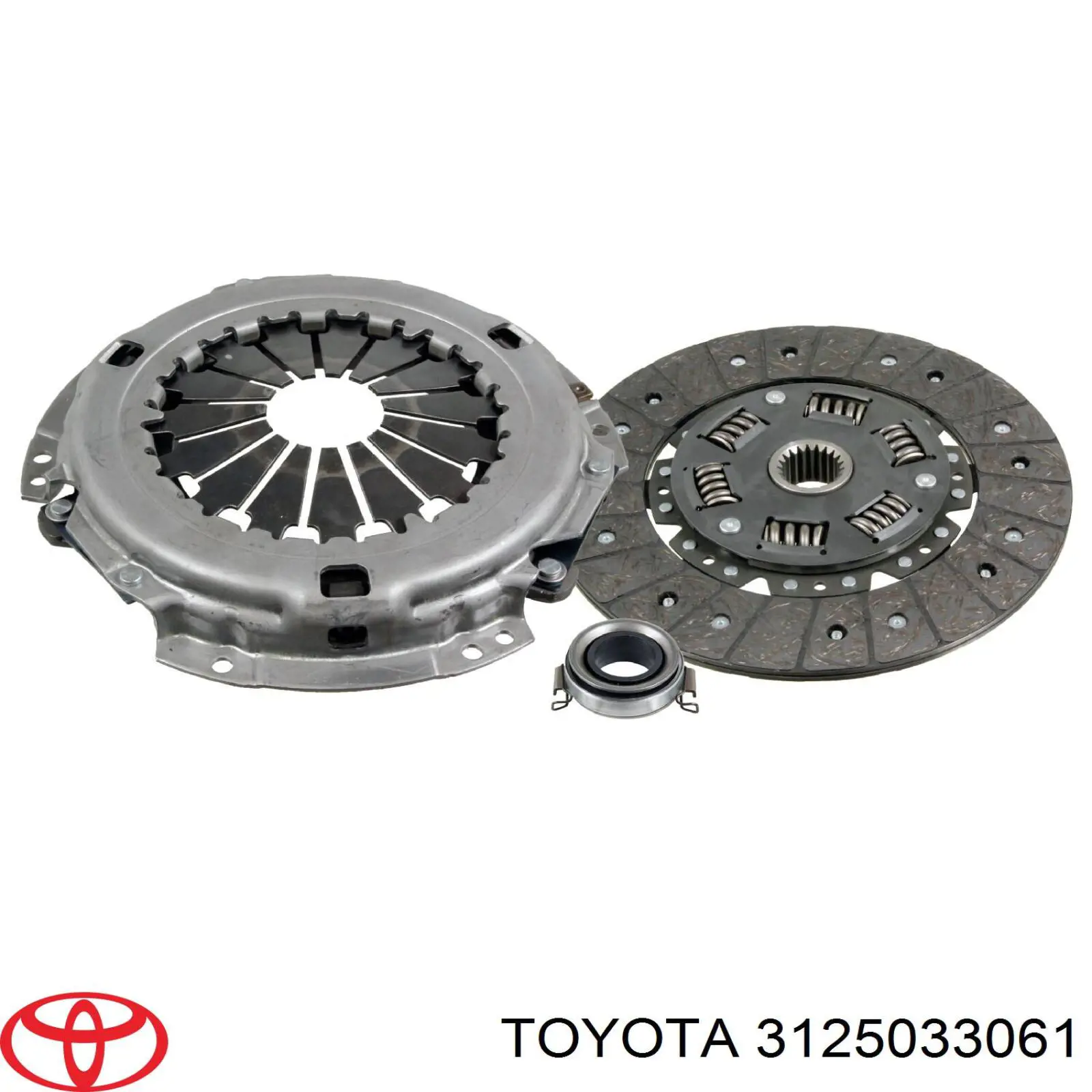 Disco de embrague 3125033061 Toyota