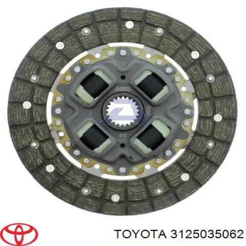 Диск сцепления 3125035062 Toyota