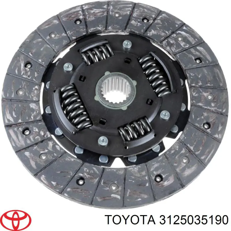 Disco de embrague 3125035190 Toyota