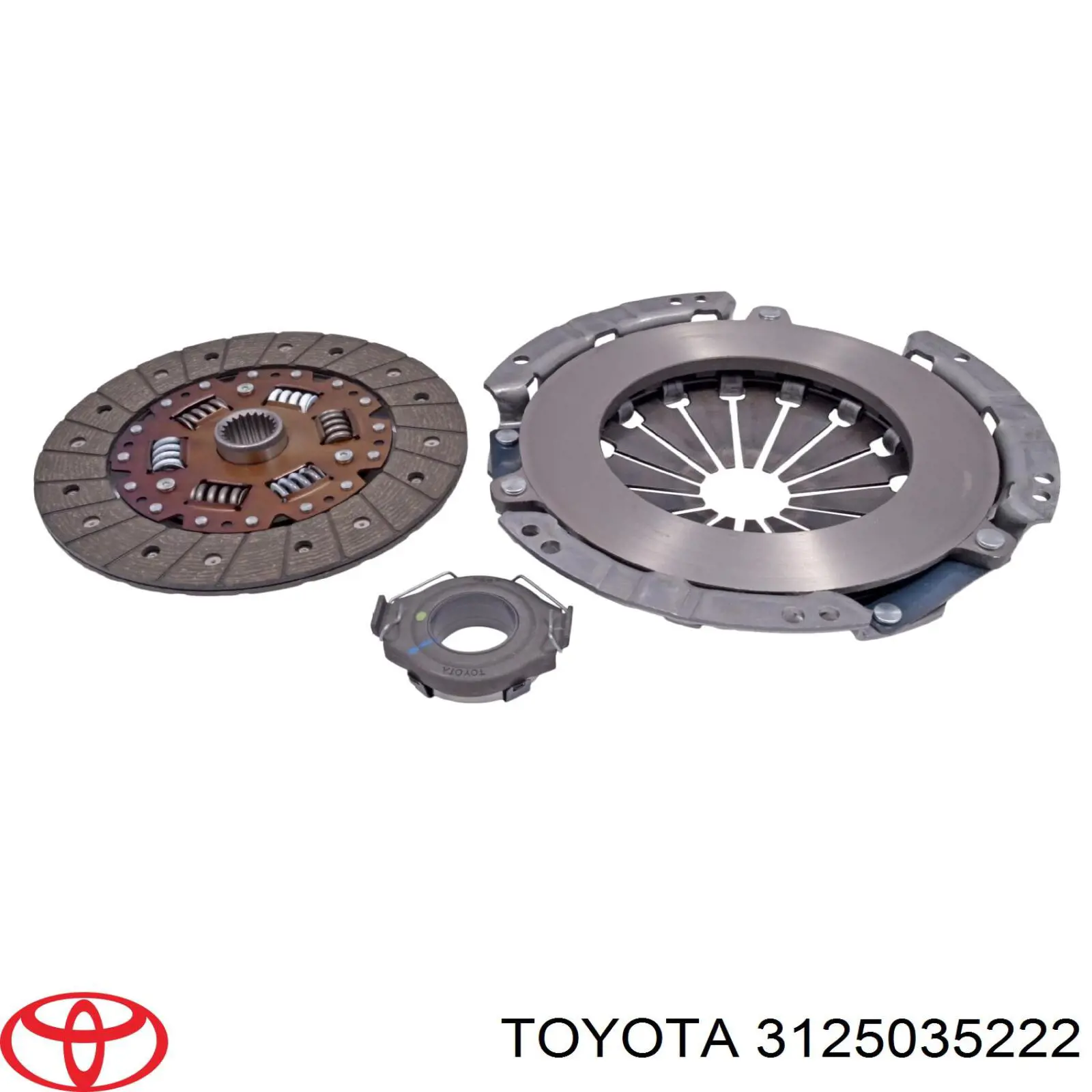 Disco de embrague 3125035222 Toyota