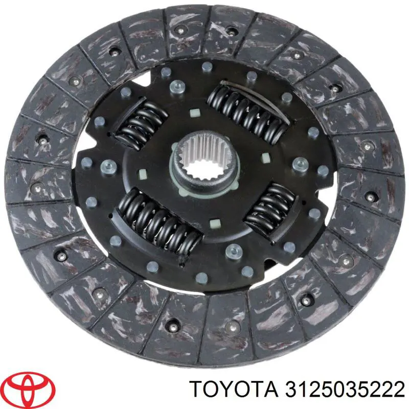 3125035222 Toyota диск сцепления