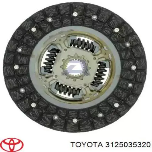 3125035320 Toyota диск сцепления