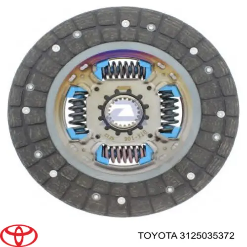 Диск сцепления 3125035372 Toyota