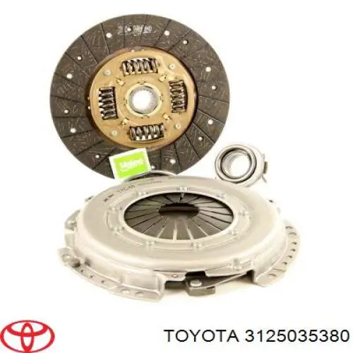 Disco de embrague 3125035380 Toyota