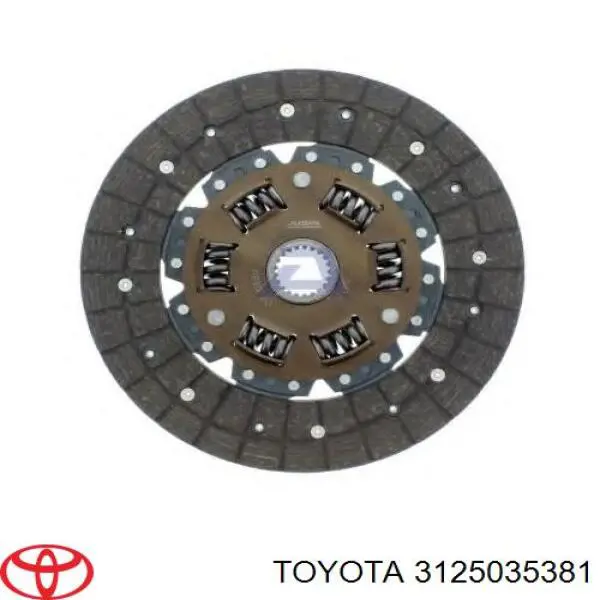 Диск сцепления 3125035381 Toyota