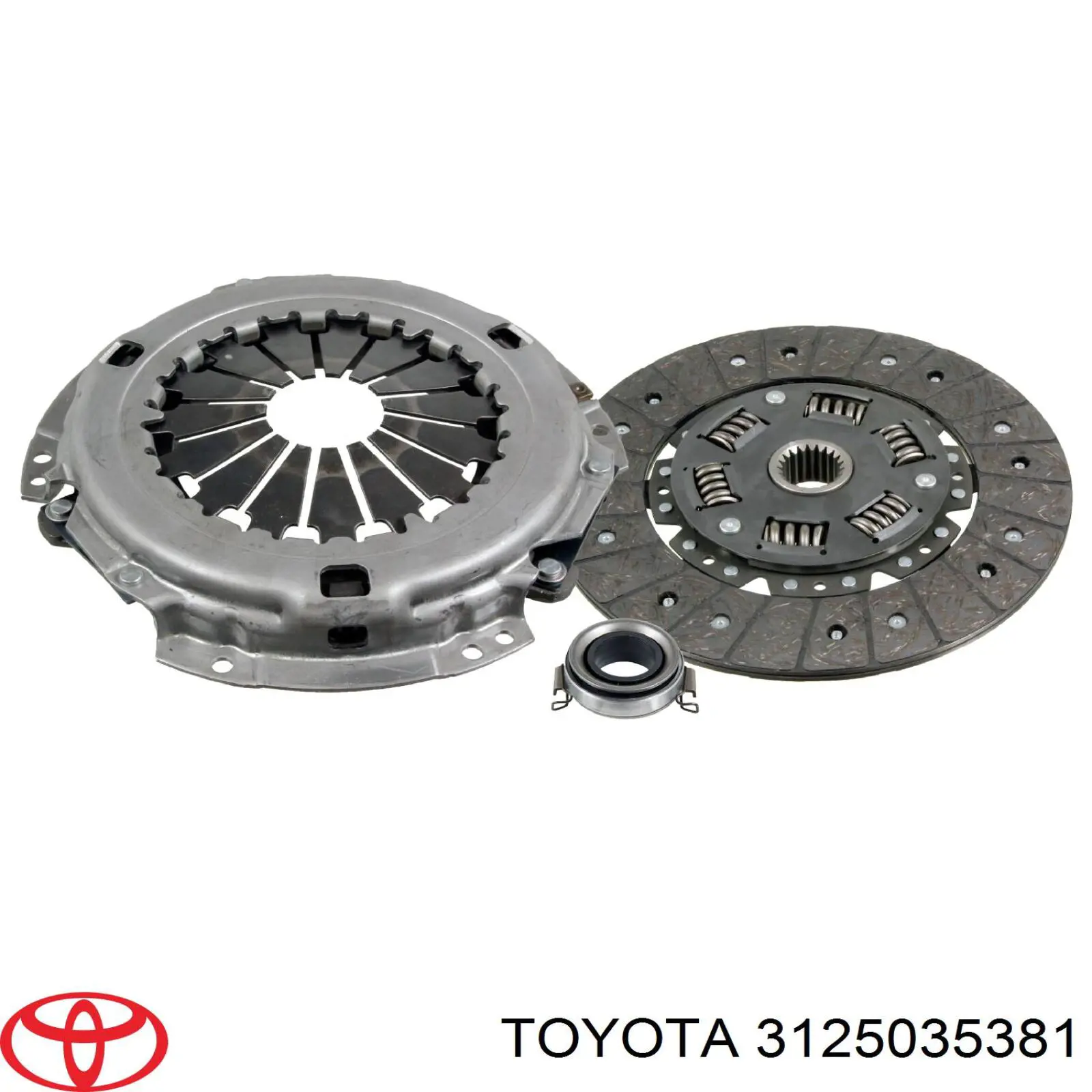 3125035381 Toyota Диск сцепления ведомый
