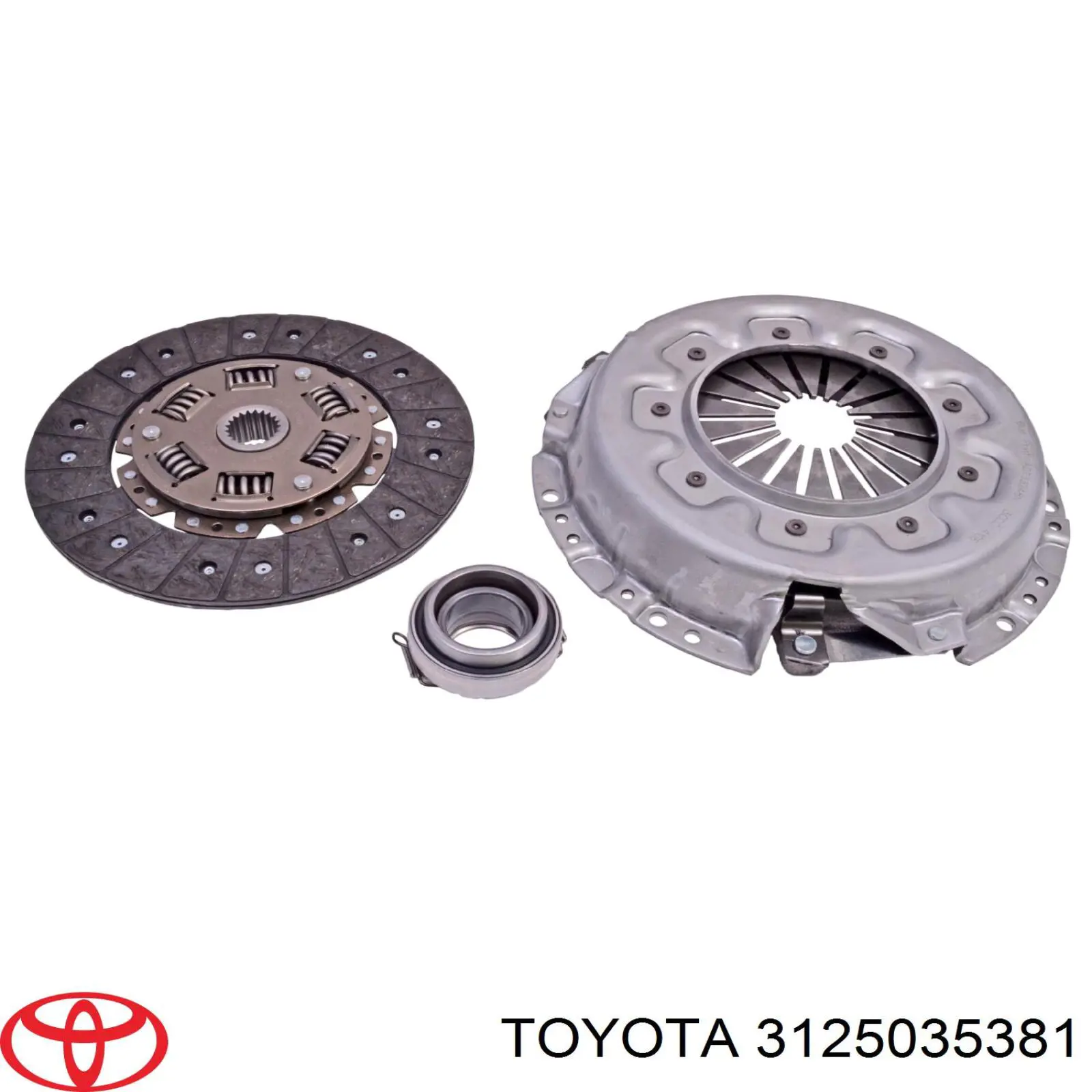 Купить 3125035381 Toyota Диск сцепления