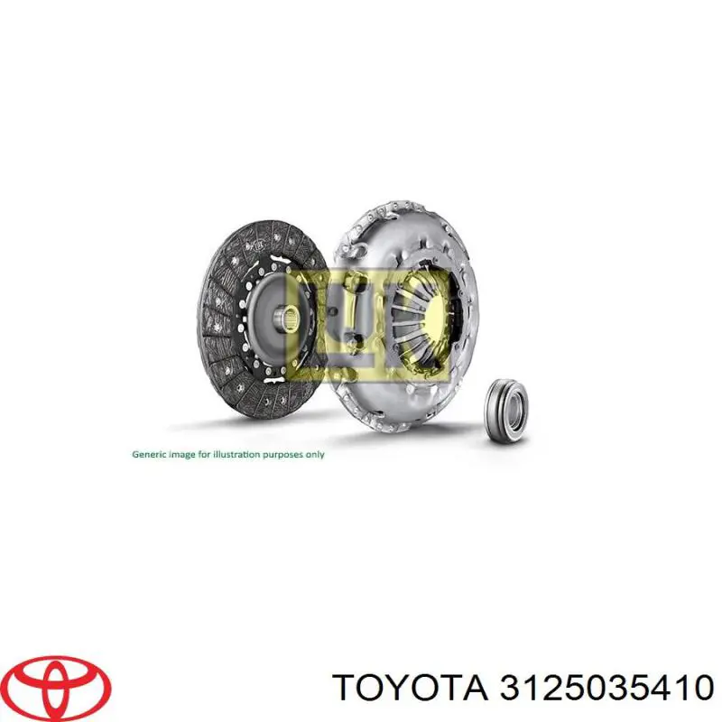 Диск сцепления Toyota 3125035410 цена, от 35.03 USD