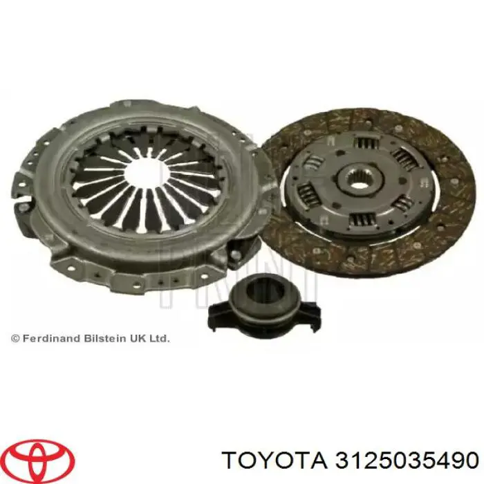 Купить 3125035490 Toyota Диск сцепления