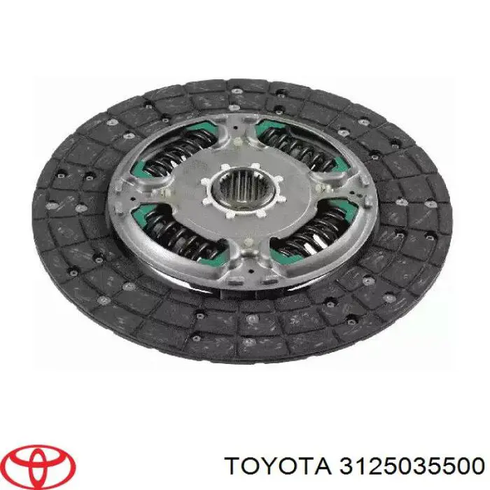 Диск сцепления 3125035500 Toyota